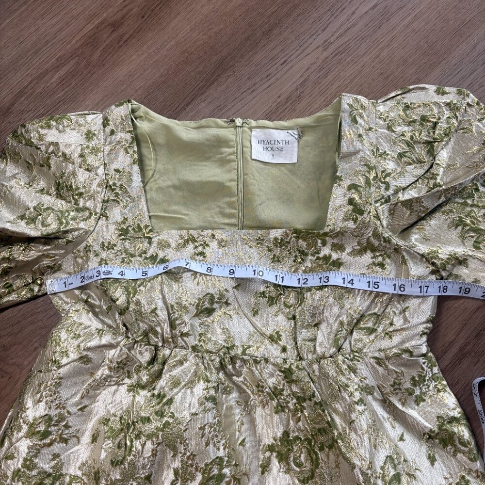 Tuckernuck Gold Floral Blouse - Picture 10 of 13